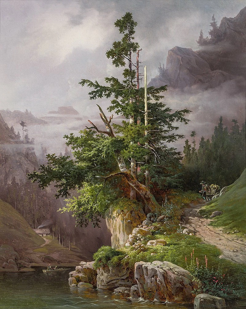 Paesaggio di montagna - Altamann Anton